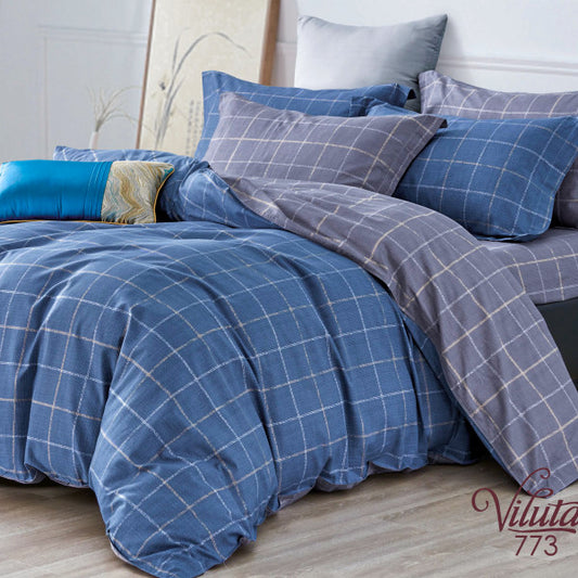 Комплект постільної білизни Viluta Полуторний Сатин Twill